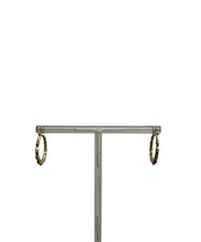 Load image into Gallery viewer, Bamboo Gold Hoop Earring
