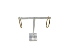 Load image into Gallery viewer, Gold Oval Earring
