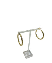 Load image into Gallery viewer, 14K Gold Twist Hoop Earring
