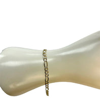 Load image into Gallery viewer, Diamond Cut Gold Figaro Bracelet
