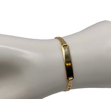 Load image into Gallery viewer, Children’s ID 10k Yellow Gold Bracelet
