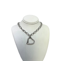 Load image into Gallery viewer, Sterling Silver Heart Necklace
